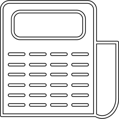 Telefon ikonu. vektör illüstrasyonu