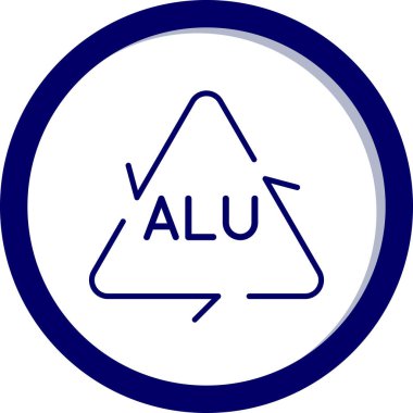 Modern bir simgenin vektör illüstrasyonu