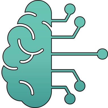 devre kartı simgesine sahip beyin