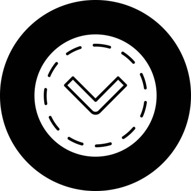 vektör onay işareti simgesi