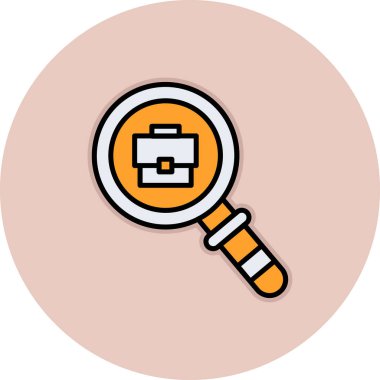 Ara. Web simgesi basit illüstrasyon