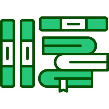 Kitap. Web simgesi basit illüstrasyon
