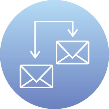 vektör posta simgesi, vektör illüstrasyonu