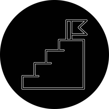 merdiven simgesi çizimi