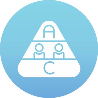 İnsan simgesinin vektör illüstrasyonu