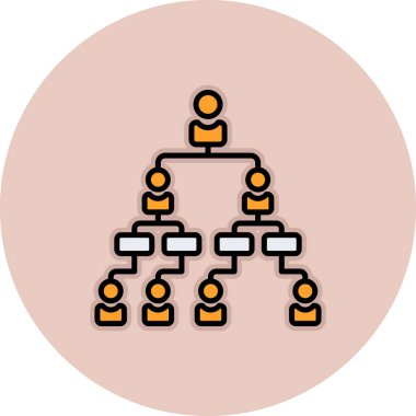 Bir grup insanın vektör çizimi