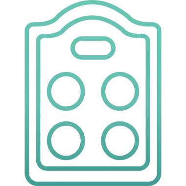 Gıda simgesinin vektör illüstrasyonu