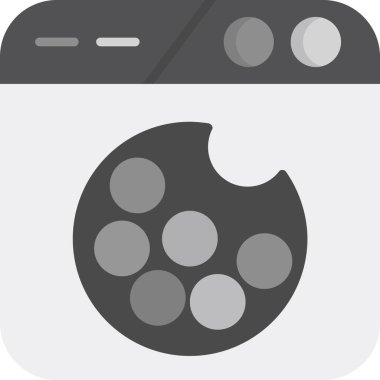 Beyaz arkaplanda kamera vektör illüstrasyonu.