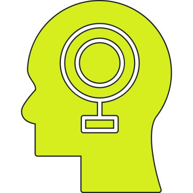 Beyin fikri zihin simgesi