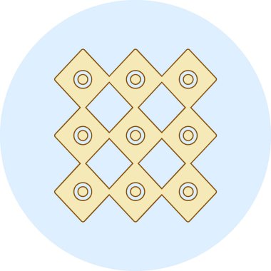 Soyut geometrik şekilli kusursuz desen