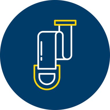 Su bırakma simgesinin vektör illüstrasyonu