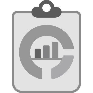 iş grafiği simgesi. vektör illüstrasyonu