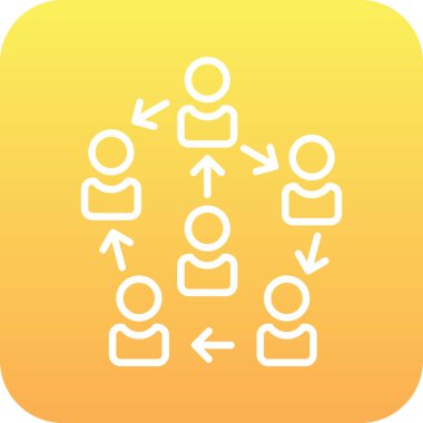 grup insan vektör simgesi