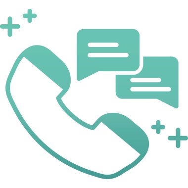 telefon mesajı vektör simgesi düzenlenebilir