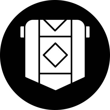 Bir çantanın vektör illüstrasyonu