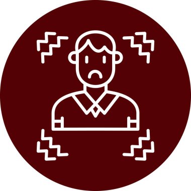 Maskeli bir adamın vektör çizimi