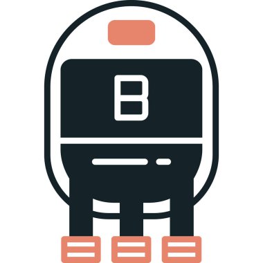 tren simgesi vektör illüstrasyonu