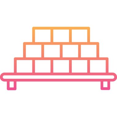 çubuk simgesi vektör illüstrasyonu