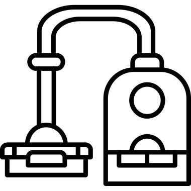 elektrik süpürgesi temizleme simgesi