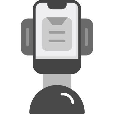 Çağrı merkezi simgesi. Web için müşteri merkezi vektör simgesinin basit illüstrasyonu