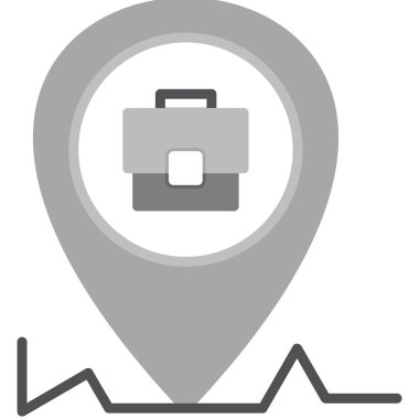 konum haritasının vektör simgesi