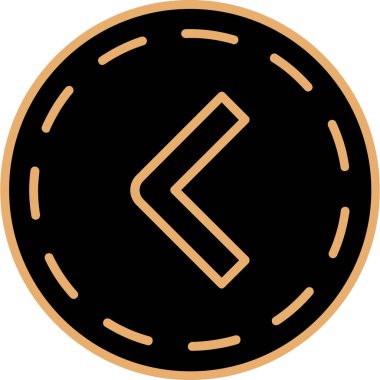 Modern saat simgesinin vektör illüstrasyonu