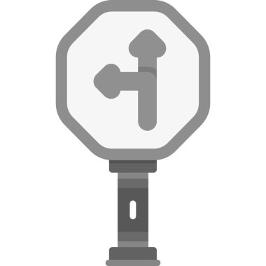 Trafik ışığı simgesi, düz tasarım biçimi