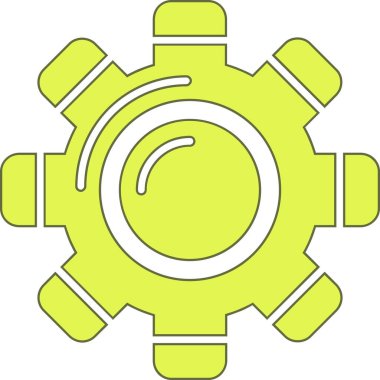 Teçhizat Web simgesi basit illüstrasyon