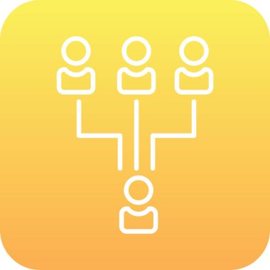 İnsan formunda insanların vektör illüstrasyon simgesi