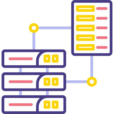 ağ paylaşım simgesi basit tasarım, vektör illüstrasyonu