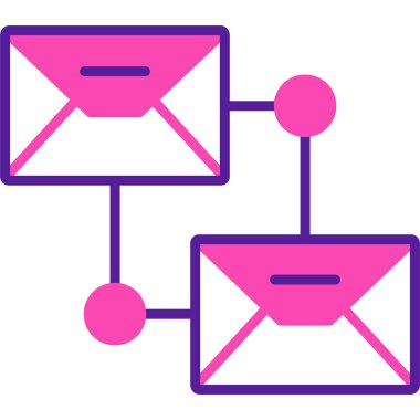 Mektup. Web simgesi basit illüstrasyon