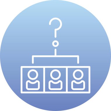 İş simgesinin vektör illüstrasyonu