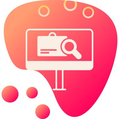 Kredi kartı olan bir çantanın vektör çizimi