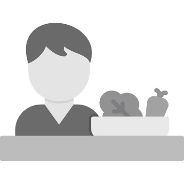 kişi simgesi tasarım vektörü