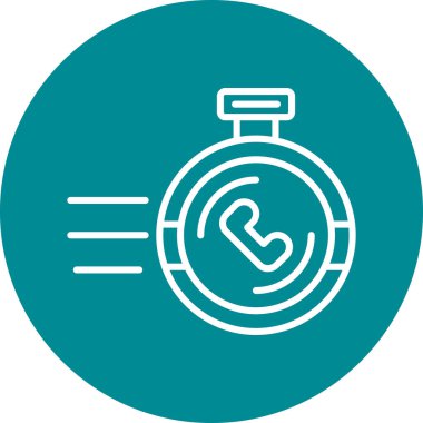 Saat simgesi vektör illüstrasyonu