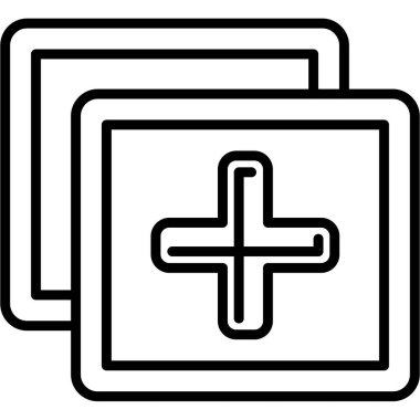 Beyaz arka plan üzerinde izole klasör simgesi