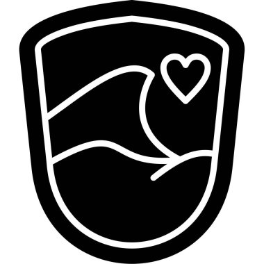 Aşk simgesi vektör illüstrasyonu