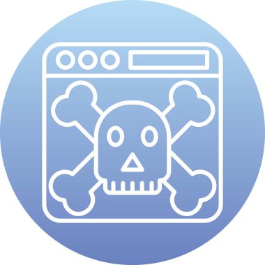 vektör kafatası çizimi