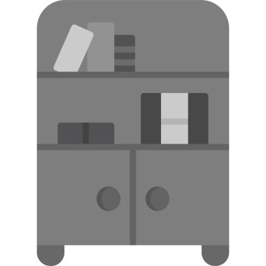 Office kabine simgesi. vektör çizim