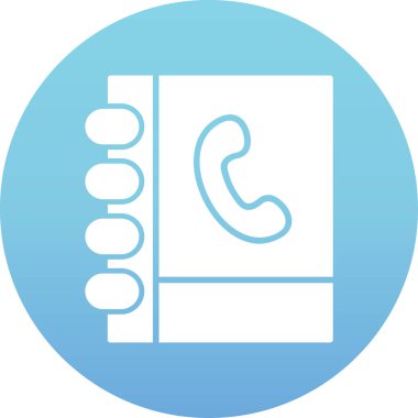 Telefonunuz var. Web simgesi basit illüstrasyon