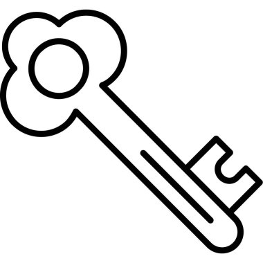 anahtar simgesi, vektör illüstrasyonu