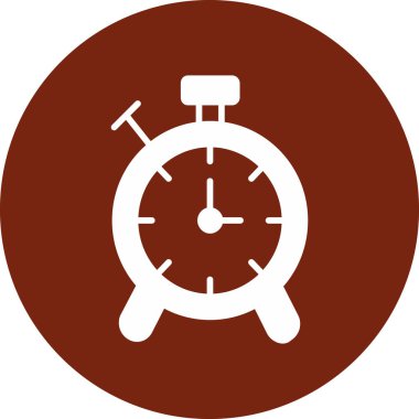 Saat. Web simgesi basit illüstrasyon