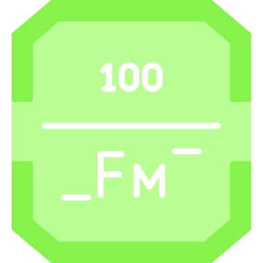 İzole edilmiş bir ikona sahip yeşil ve siyah bir simgenin gösterimi