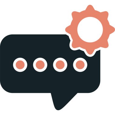 ileti vektörü düz simgesi