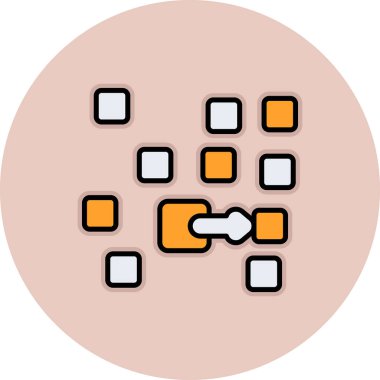 Ağ simgesi. vektör illüstrasyonu