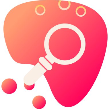 Beyin. Web simgesi basit illüstrasyon