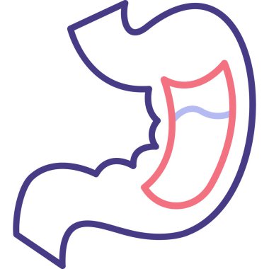 Midem. Web simgesi basit illüstrasyon