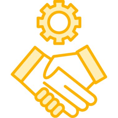 Modern dişli simgesinin vektör çizimi