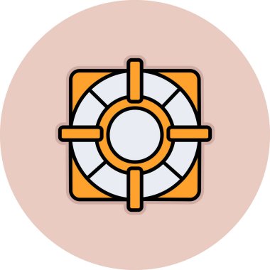 Pusula simgesi vektör resimlemesi