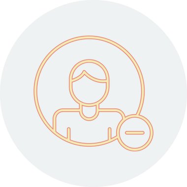 Maske simgesi olan bir adamın vektör çizimi